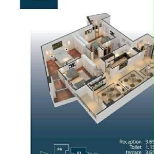 شقه للبيع في زهراء المعادي كمبوند معادي ديونز فيو علي النافوره بحري ب الكامل